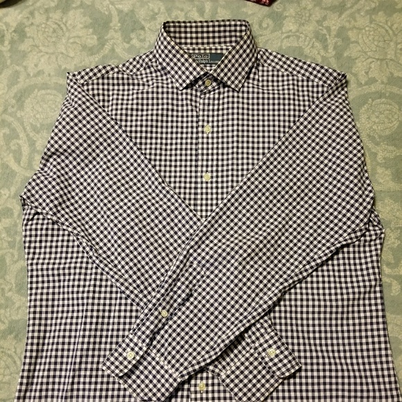 Gingham Polo by Ralph Lauren button shirt - Picture 1 of 2